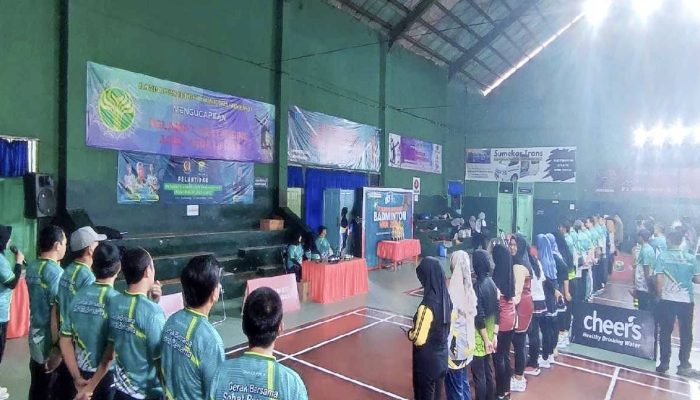 Dinas Kesehatan P2KB Menggelar Turnamen Bulutangkis dalam Rangka HKN 2024