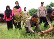 Polres Sumenep Launching Program Pekarangan Pangan Lestari (P2L) Untuk Dukung Ketahanan Pangan