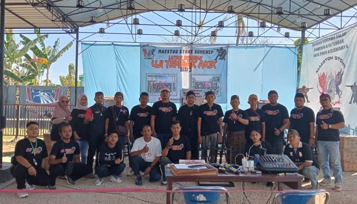 Sesi III Uji Tembak Maestoh Stone Sumenep, Meriah dan Sukses